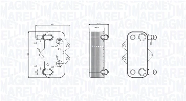 Oil Cooler, engine oil